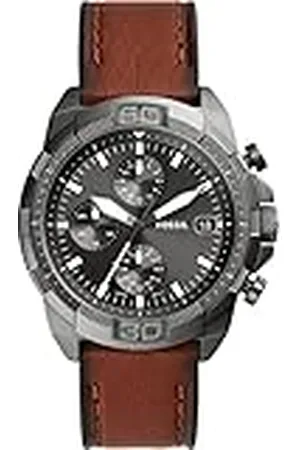 Fossil Emporio Armani Automatisch Zwartkleurig Roestvrijstalen Herenhorloge, AR60045