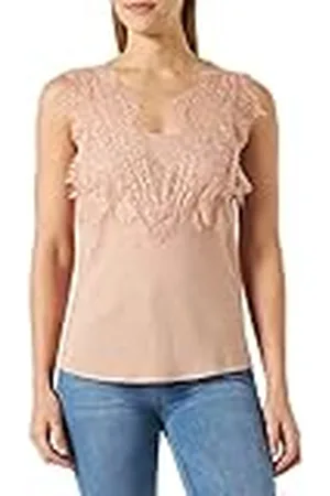 Pinko Talesia Top Crepe De Chine Jac Tanktop voor dames, , 38 NL
