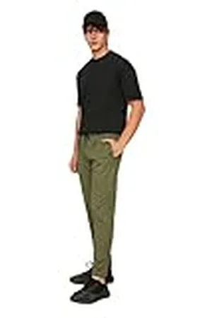 Trendyol Kaki trainingsbroek voor heren, regular fit, bedrukt tracksuit, , S