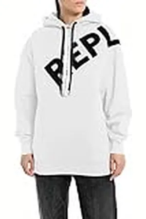 Replay Dameshoodie van katoen, , S