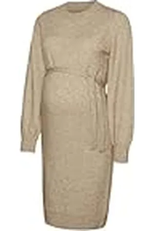 Mama;licious Dames MLNEWANNE L/S ABK Knit A. NOOS Jurk, , XS, , XS