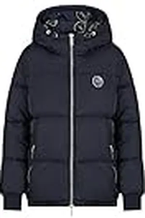 Armani Exchange Dameshood, Smiley Logo Patch op Front Jacket, , Extra Large