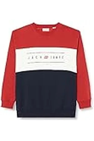 JACK & JONES Heren Jjelliot Block Sweat Crew Neck Pls Pullover, , 3XL Grote maten