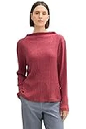 TOM TAILOR T-shirt met lange mouwen voor dames, , XS