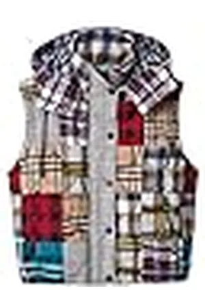 Desigual Gewatteerde Kopenhague Tartan Gilet Mouwloos Jas 22WWEW22, , XS