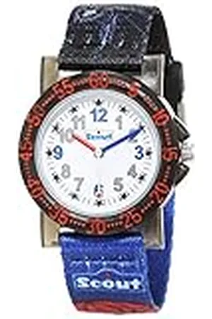 Scout Horloges voor jongens, analoog, kwartshorloge met textielband, armband 1