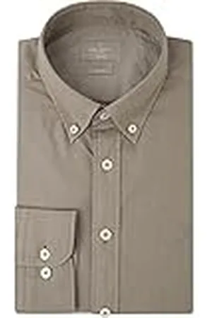 Hackett Herenkledingstuk geverfd Oxford overhemd, , XS