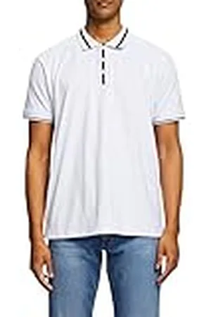 ESPRIT Poloshirt van jersey, katoenmix, , S