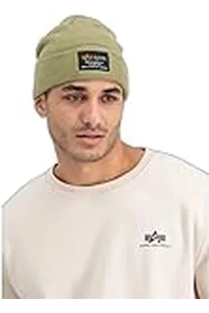 Alpha Industries Crew Beanie Acryl Gebreide Muts