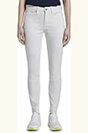 TOM TAILOR Dames Nela Extra Skinny Jeans in wit 1017311, , 25