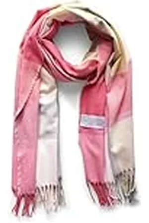 Street one Dames A572636 Knuffelige Madras sjaal, Coral Pink, A, , A
