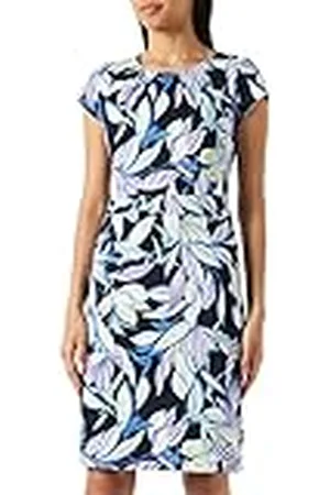 Gerry Weber Dames 180025-31549 jurk, blauw print, 34, , 34