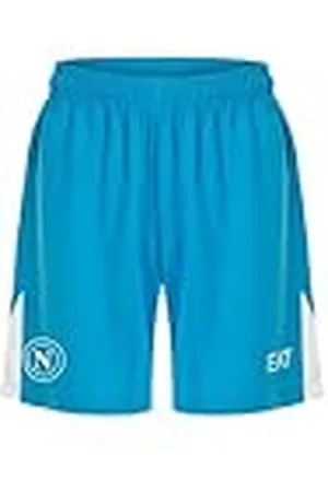 SSC NAPOLI Smart millenials srl Shorts Wedstrijd Junior , EA7 officieel product, voetbalshorts voor volwassenen 2024/2025-14 jaar, , 14 Jaar