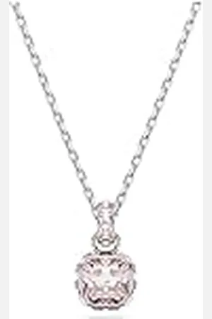 Swarovski Birthstone Hanger, Square Slijpvorm, Juni, Roze, Rodium Toplaag