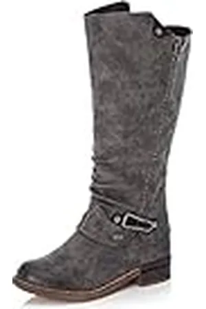 Rieker DAMES Laarzen 94652, Vrouwen Winterlaarzen,waterafstotend,TEX,laarzen met lange schacht,warm,waterdicht,gevoerd, ,38 EU / 5 UK