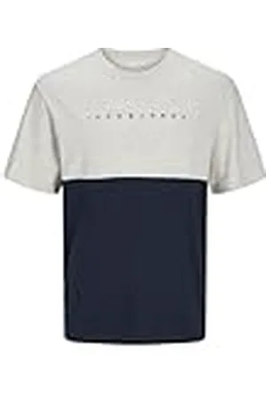 JACK & JONES Jjstar Jj Blocked Tee Ss Crew Neck Jnr T-shirt voor jongens, , 140
