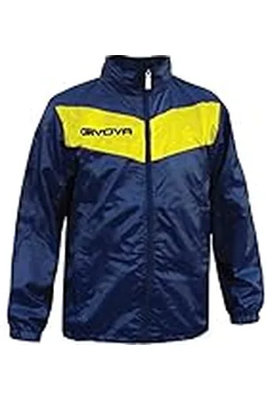 Givova Coupe-Vent Sportif Jas, Bleu/Jaune, 3XL