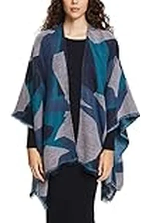 ESPRIT Accessoires dames 092EA1Q308 modesjaal, 400/NAVY, M