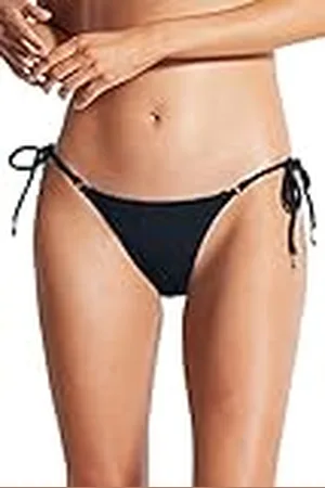 Seafolly Dames Standaard Tie Side Braziliaanse bikinibroekje, , 38