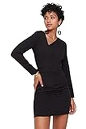 Trendyol Dames Woman Mini Skater Double-Breasted Woven Dress Jurk, , 42