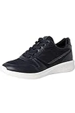 Tamaris Dames Sneaker Low 1-23746-28, Donkerblauw, 36 EU
