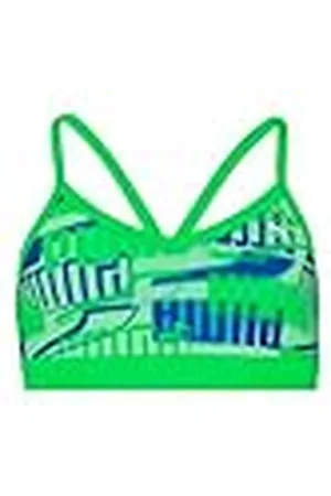PUMA Swim Girls bedrukte bikiniset, 1 stuk, , 116 cm