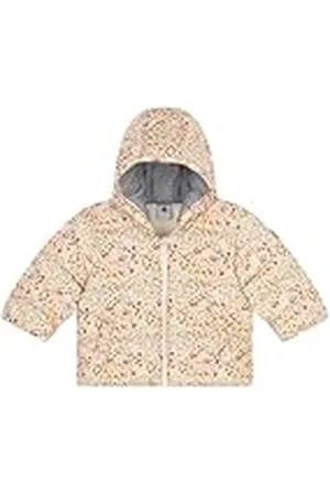 Petit Bateau Donsjack met lange mouwen voor babymeisjes, , 6 Maanden