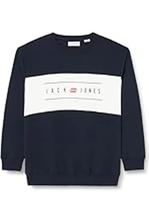 JACK & JONES Heren Jjelliot Block Sweat Crew Neck Pullover, , L