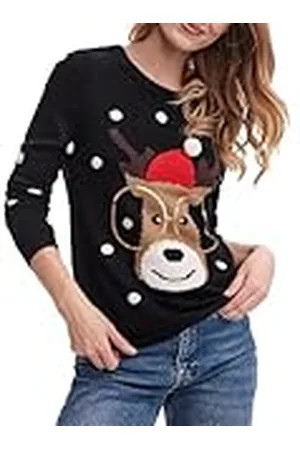 VERO MODA VMTINSEL LS O-Neck Blouse Xmas REP2, , M
