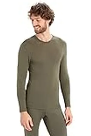 Icebreaker Heren 175 Mid Weight Everyday Top - Longsleeve T-Shirt met Ronde Hals - 100% Merinowol Basislaag - , XXL