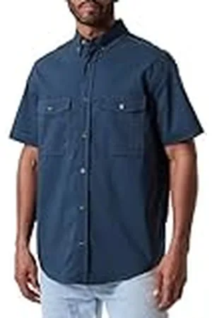 Fjällräven 12600213-570 Övik Air Stretch SS Shirt M Shirt Heren Mountain Blue Maat L, , L