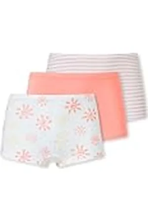 Schiesser Meisje 3-pack ondergoed shorts hoge pasvorm 95/5 Organic Bio Katoen Maat 140 Boxershorts, , 92, , 92 cm