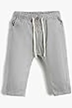 Koton Baybboys Broek Trekkoord Elastische Tailleband Zakken Katoenen Broek, , 9-12 Monate