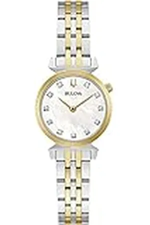 BULOVA Analoog automatisch dameshorloge met roestvrijstalen armband 98P202, , Modern