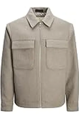 JACK & JONES JACK&JONES JPRBLURUSSEL Wool Blend Jacket SN Herenjas, Greige, L, , L