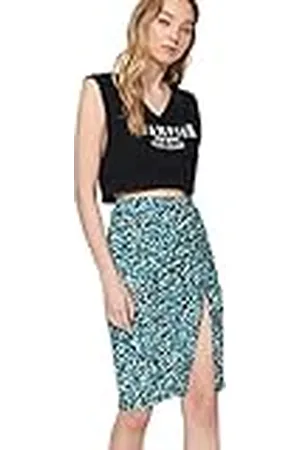 Trendyol Midi-kokerrok met slanke pasvorm voor dames, , XL
