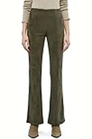 DESIRES Dames Jalena uitlopende broek, Beluga Groen, S