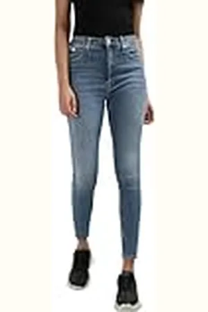 Calvin Klein Jeans Hoge taille super skinny enkelbroek voor dames, , 34W