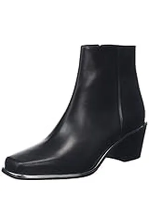 HUGO BOSS Dames Acton Det.bootie55-c Enkellaarzen, Zwart 001, 41 EU