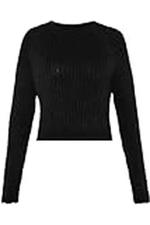 myMo Dames geribbelde gebreide trui XL/XXL, , XL