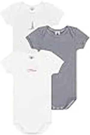 Petit Bateau Noi Body met korte mouwen (set van 3), uniseks, , 24 Maanden