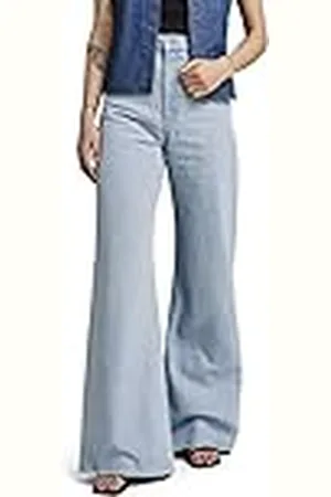 G-Star Raw Deck Ultra High Waist Wide Leg Jeans voor dames, , 26W / 30L