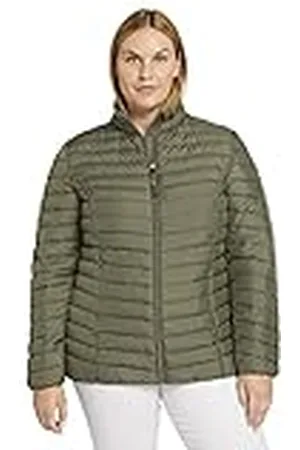TOM TAILOR MY TRUE ME Dames Plussize lichtgewicht gewatteerde jas van gerecycled polyester 1027526, , 44 Grote maten