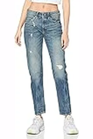 G-Star RAW Midge Saddle Boyfriend Raw Damesjeans, Midge Saddle Boyfriend, Blauw (Lt Aged Destroy D03515-8586-1243), 24W x 30L