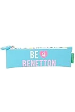 Safta BENETTON UNIQUE Schooletui voor kinderen, ideaal voor kinderen van 5 tot 14 jaar, comfortabel en veelzijdig, kwaliteit en duurzaamheid, 20 x 60 cm, , M, Casual