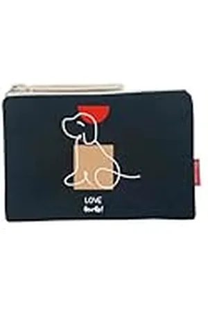 Hello-Bags . Toilettas/handtas; buitenkant: 100% katoen, met ritssluiting en binnenvoering; incl. Kraft-geschenkenvelop, model Convience, kleur: ecru/ , afmetingen: 23 x 15,5 cm., , Mediano