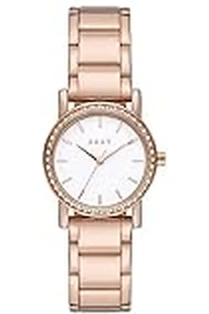 DKNY Soho Roségoudkleurig Roestvrijstalen Horloge met Drie Wijzers