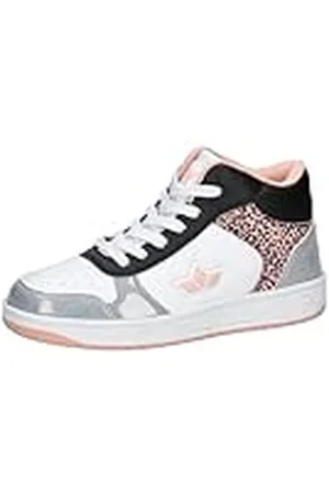 LICO Drop High sneakers, wit/zwart/roze, 43 EU, , 43 EU