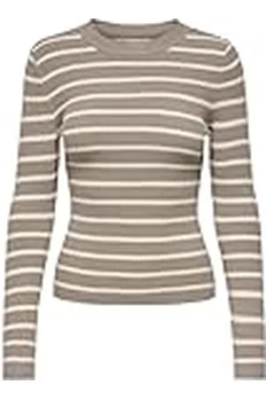 ONLY Onllouisa L/S Pullover Knt Nca, Mocha Meringue, XS Dames, , XS