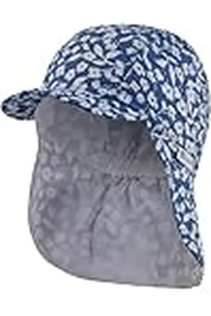 Sterntaler Meisjes pet met nekbescherming bloemen, , 47